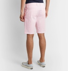 NN07 - Crown Slim-Fit Stretch-Cotton Twill Shorts - Pink