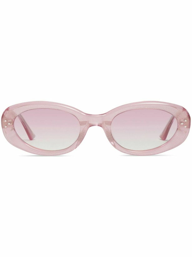 Photo: Gentle Monster Pink July Glitter Sunglasses