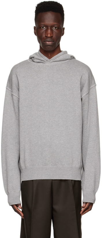 Photo: Another Aspect Grey Cotton Hoodie