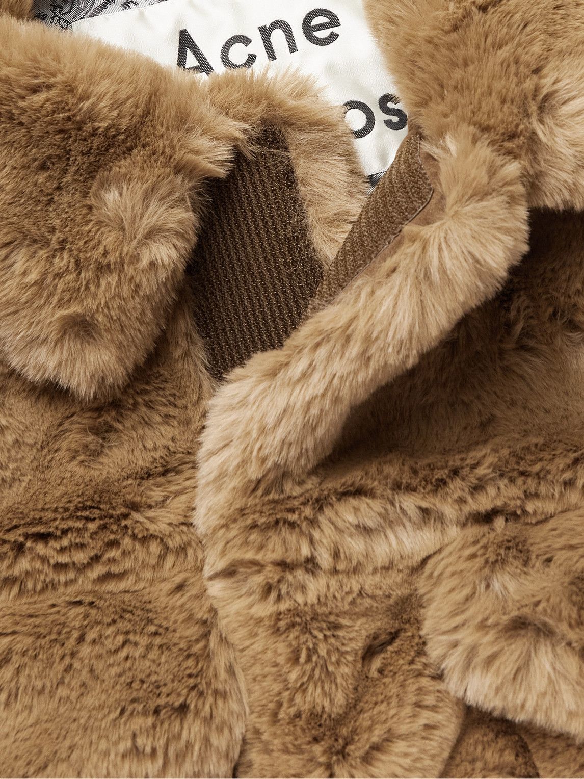 Acne studios shop faux fur coat