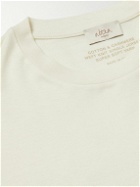 Altea - Lewis Cotton and Cashmere-Blend Jersey T-Shirt - Neutrals