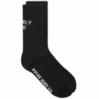 Polar Skate Co. Men's Gnarly Huh! Sock in Black