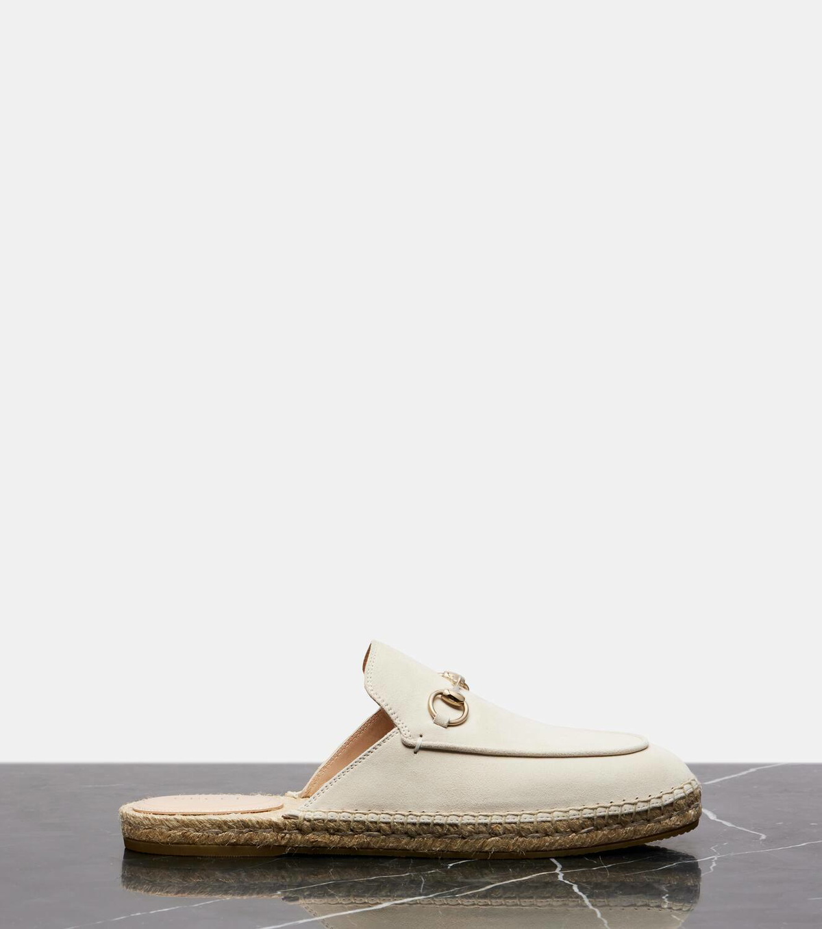 Gucci Cleo suede espadrille mules