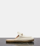 Gucci Cleo suede espadrille mules