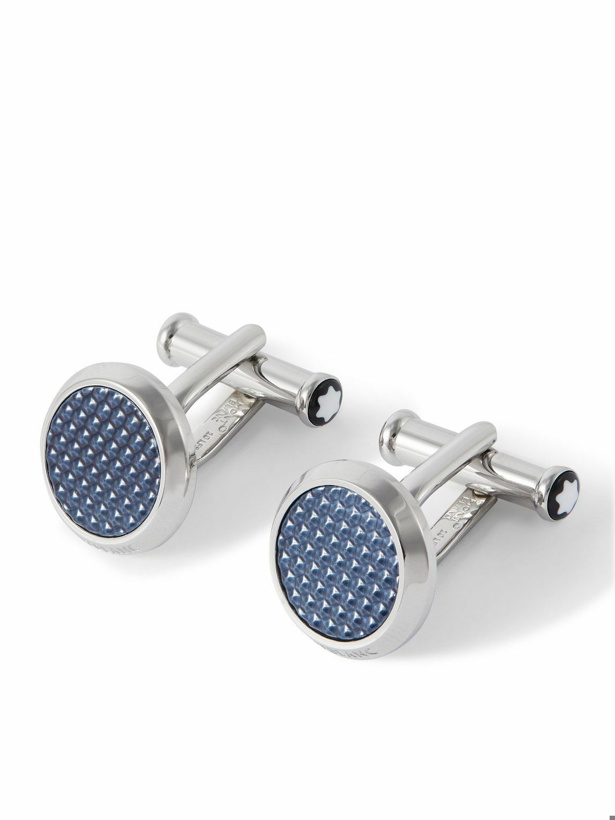 Photo: Montblanc - Meisterstück Stainless Steel and Lacquer Cufflinks