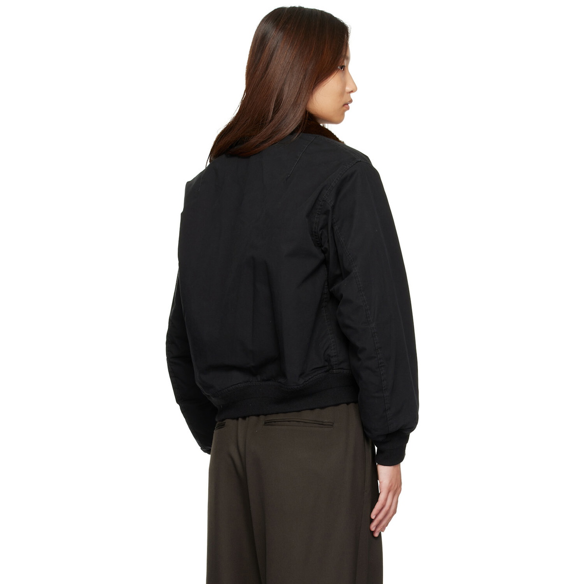 Nothing Written Black Maison Pilot Jacket