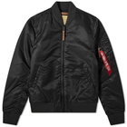 Alpha Industries Men's MA-1 VF 59 Flight Jacket in Black