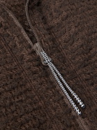 ROA - Ocular Logo-Embroidered Polartec® Alpha® Direct Half-Zip Sweater - Brown