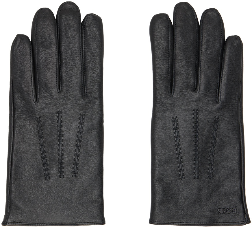 Photo: BOSS Black Logo Gloves