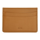 A.P.C. Tan Andre Card Holder