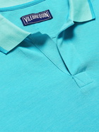 Vilebrequin - Palatin Logo-Embroidered Cotton-Piqué Polo Shirt - Blue