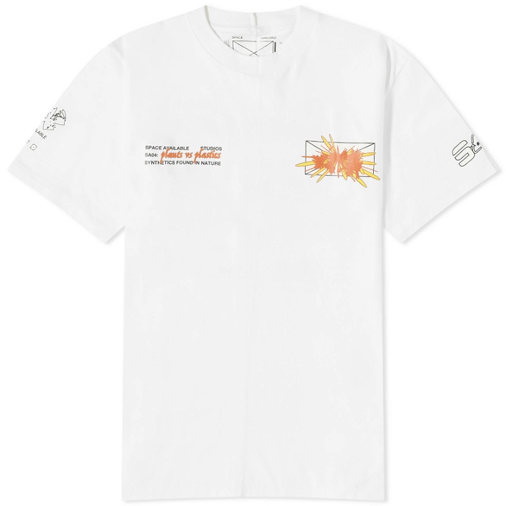 Photo: Space Available Men's SA04 Case Study T-Shirt in White