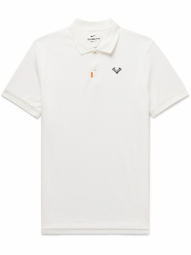 Photo: Nike Tennis - Rafa Dri-FIT Tennis Polo Shirt - White