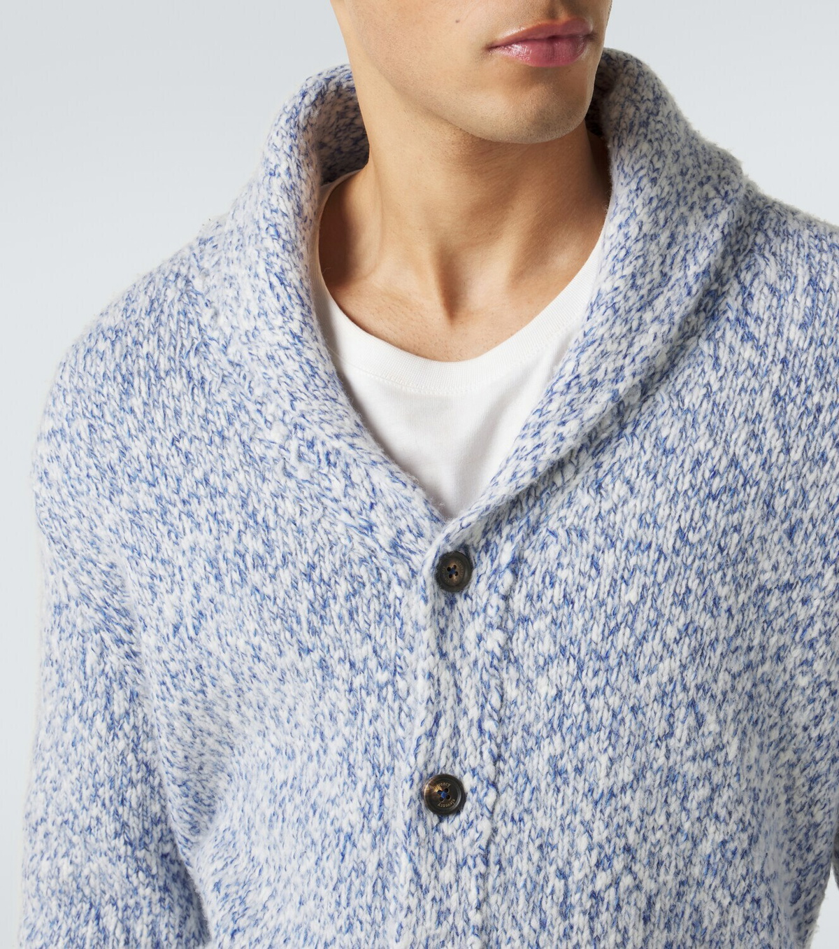 Eleventy Wool and cashmere-blend cardigan