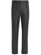 TOM FORD - Slim-Fit Prince of Wales Checked Wool Suit Trousers - Gray
