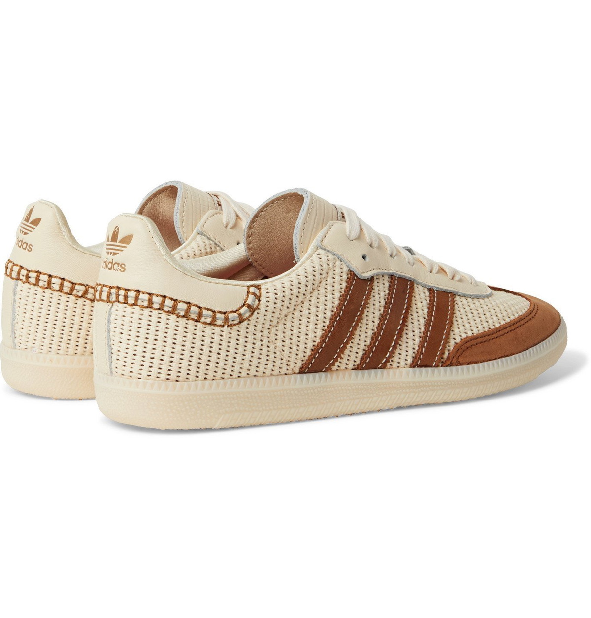 adidas Consortium - Wales Bonner Samba Leather- and Suede-Trimmed