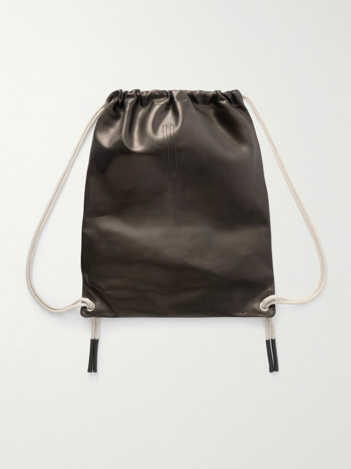 Rick Owens - Embellished Leather Drawstring Backpack