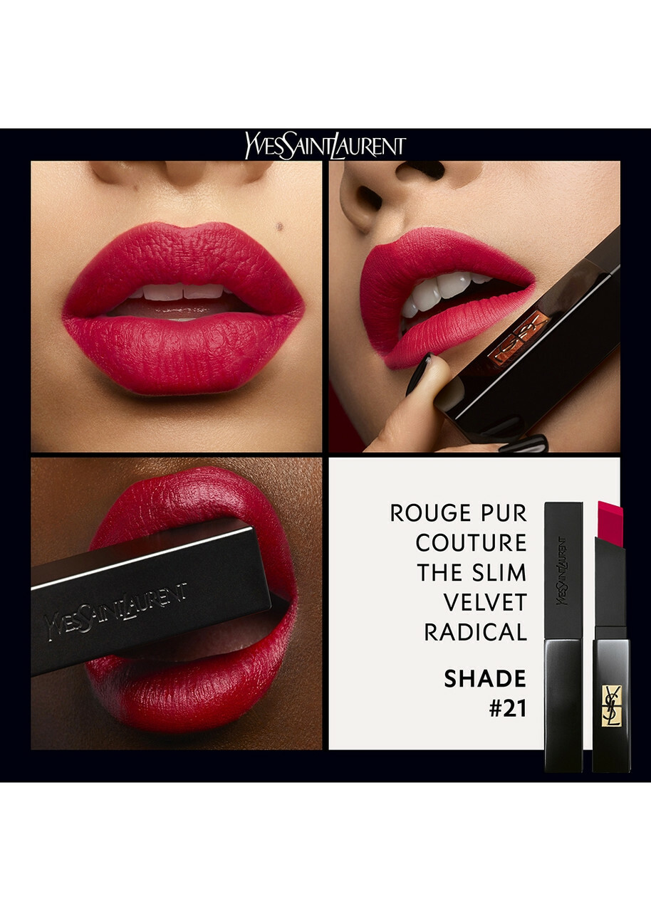 Yves Saint Laurent Rouge Pur Couture The Slim Velvet Radical Lipstick ...