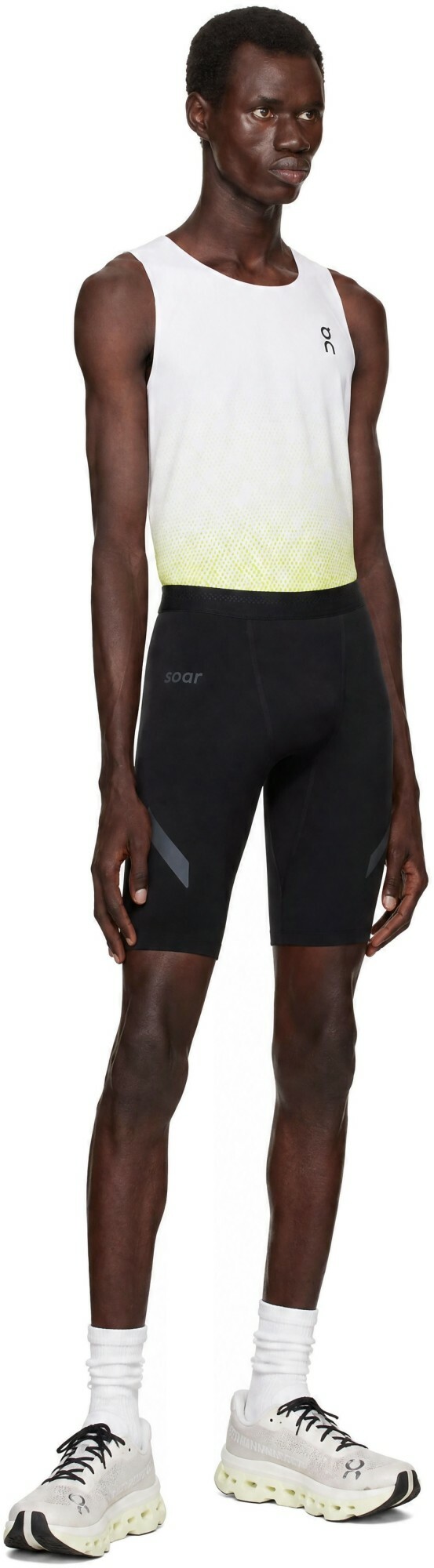 Soar Running Black Half Tights Running Shorts