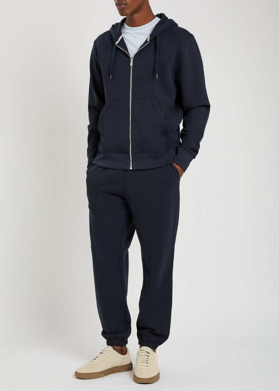 Boss Locsin Cotton Sweatpants Navy