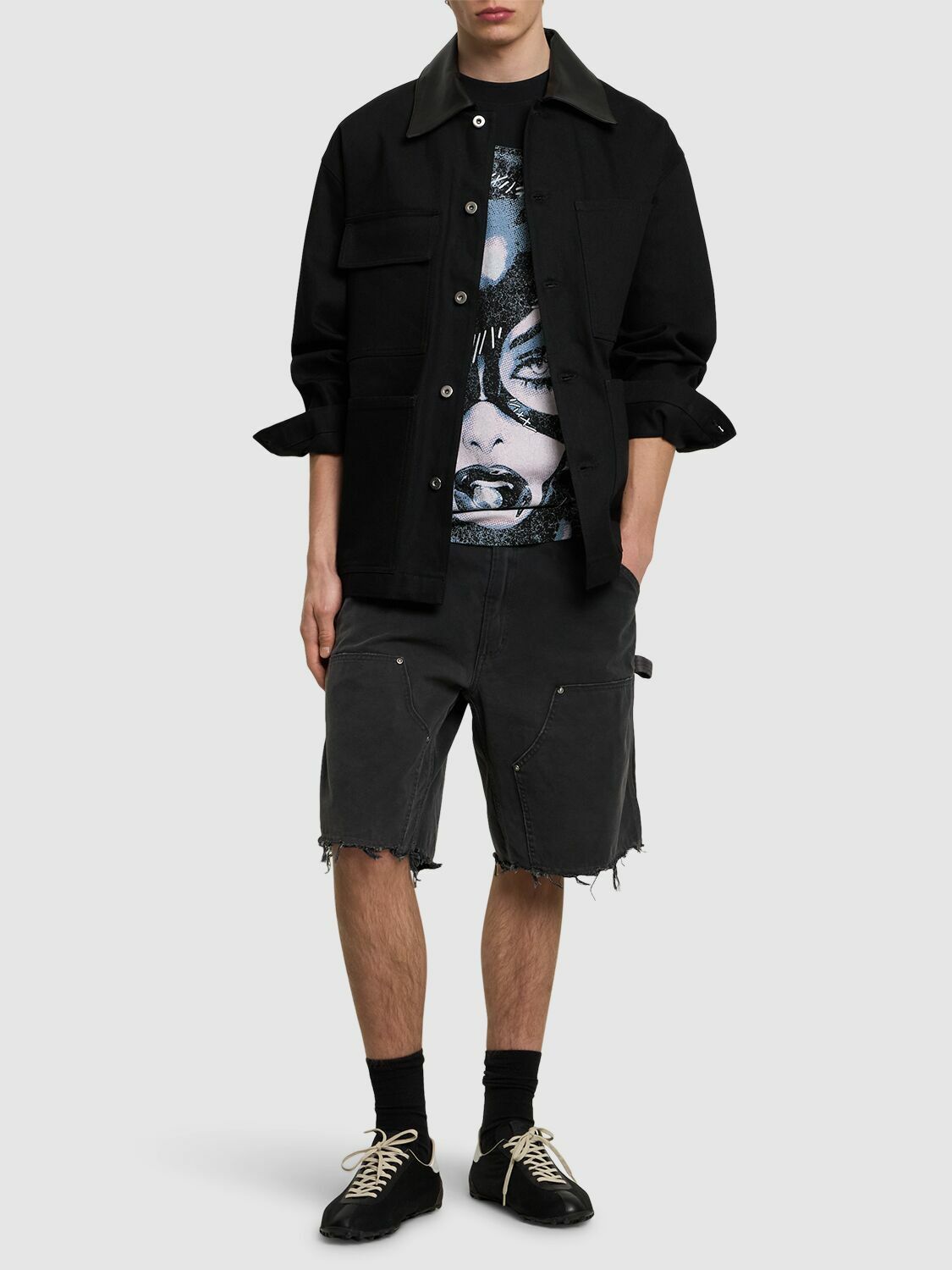 MAISON MARGIELA Cotton Carpenter Shorts Maison Margiela