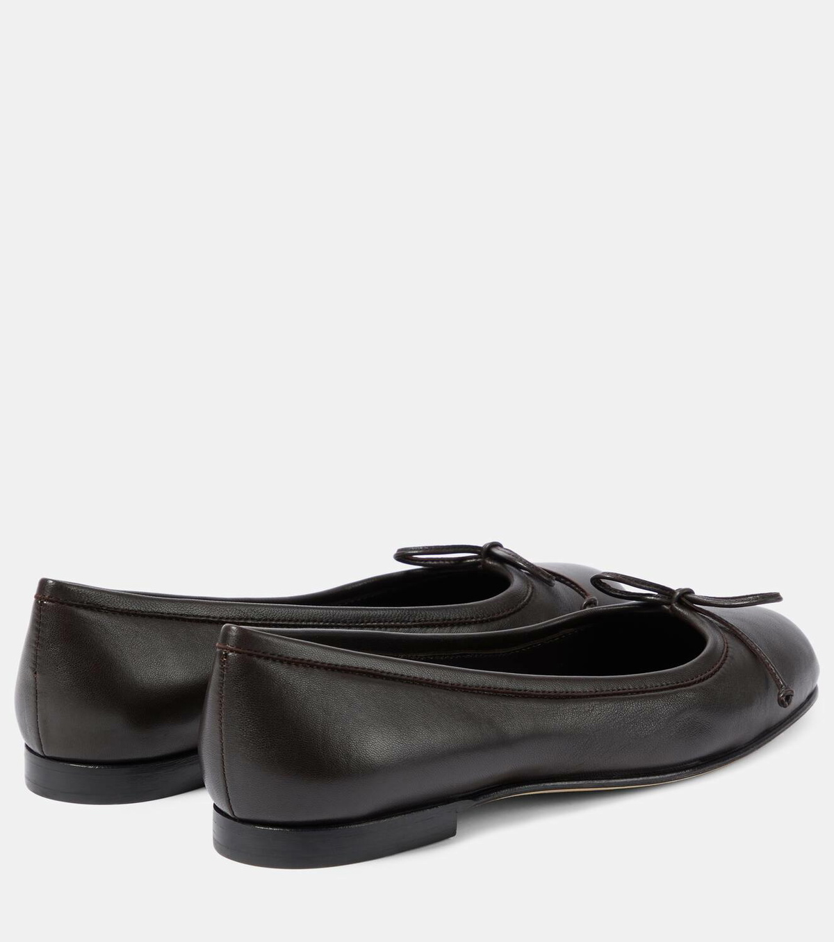 Manolo Blahnik Veralli leather ballet flats