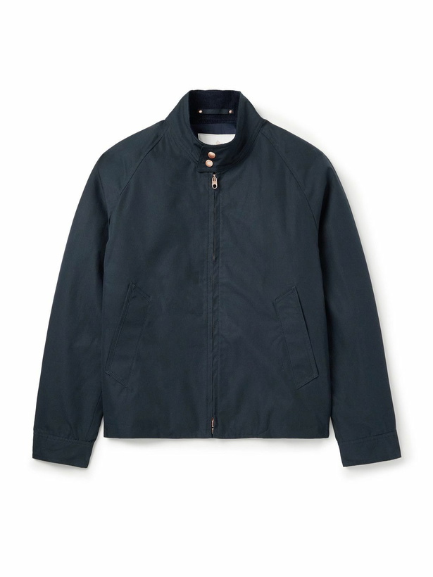 Photo: Private White V.C. - Cotton-Ventile Harrington Jacket - Blue