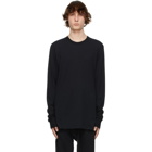 11 by Boris Bidjan Saberi Black Drawstring Long Sleeve T-Shirt