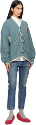 UNDERCOVER Blue Beaded Jeans