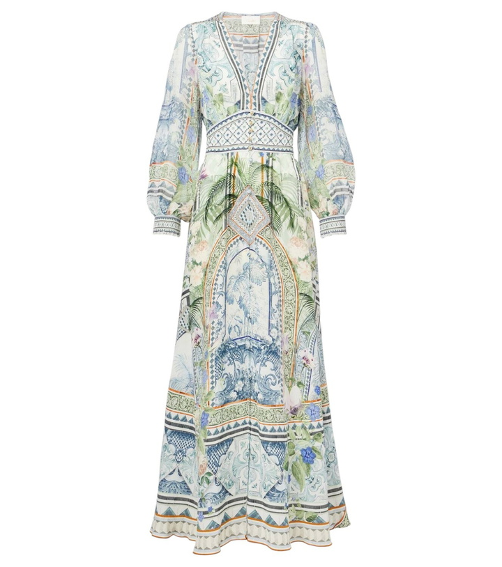 Photo: Camilla Printed silk crêpe maxi dress