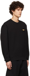 Moschino Black Logo Patch Sweatshirt