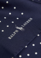 Polo Ralph Lauren Printed Silk Bandana - Navy - One Size
