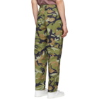 Valentino Green Camouart Cargo Pants