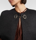 Gucci Caban Horsebit wool cape