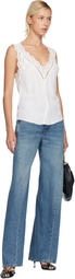 Isabel Marant White Fradela Tank Top