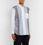 Comme des Garçons SHIRT - Panelled Cotton-Poplin Shirt - White