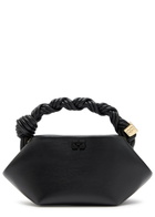 Ganni Bou Mini Leather top Handle bag - Black - One Size