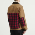 Junya Watanabe MAN Men's x Filson Flannel Check Jacket in Beige