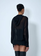 Rick Owens Mesh Knit Hoodie