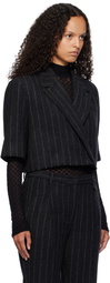 The Garment Black Richard Crop Blazer