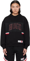 Hugo Black Striped Hoodie