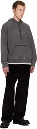 WOOYOUNGMI Gray Back Logo Hoodie