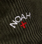 Noah - Logo-Embroidered Cotton-Corduroy Baseball Cap - Green