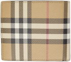 Burberry Beige Check Wallet