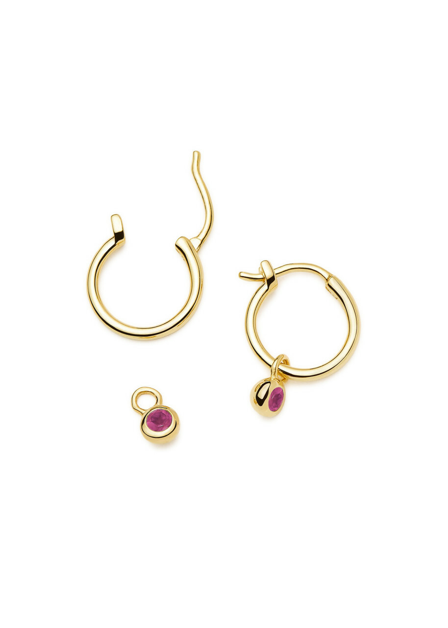 Missoma July Birthstone 18kt Gold Vermeil Earrings - One Size