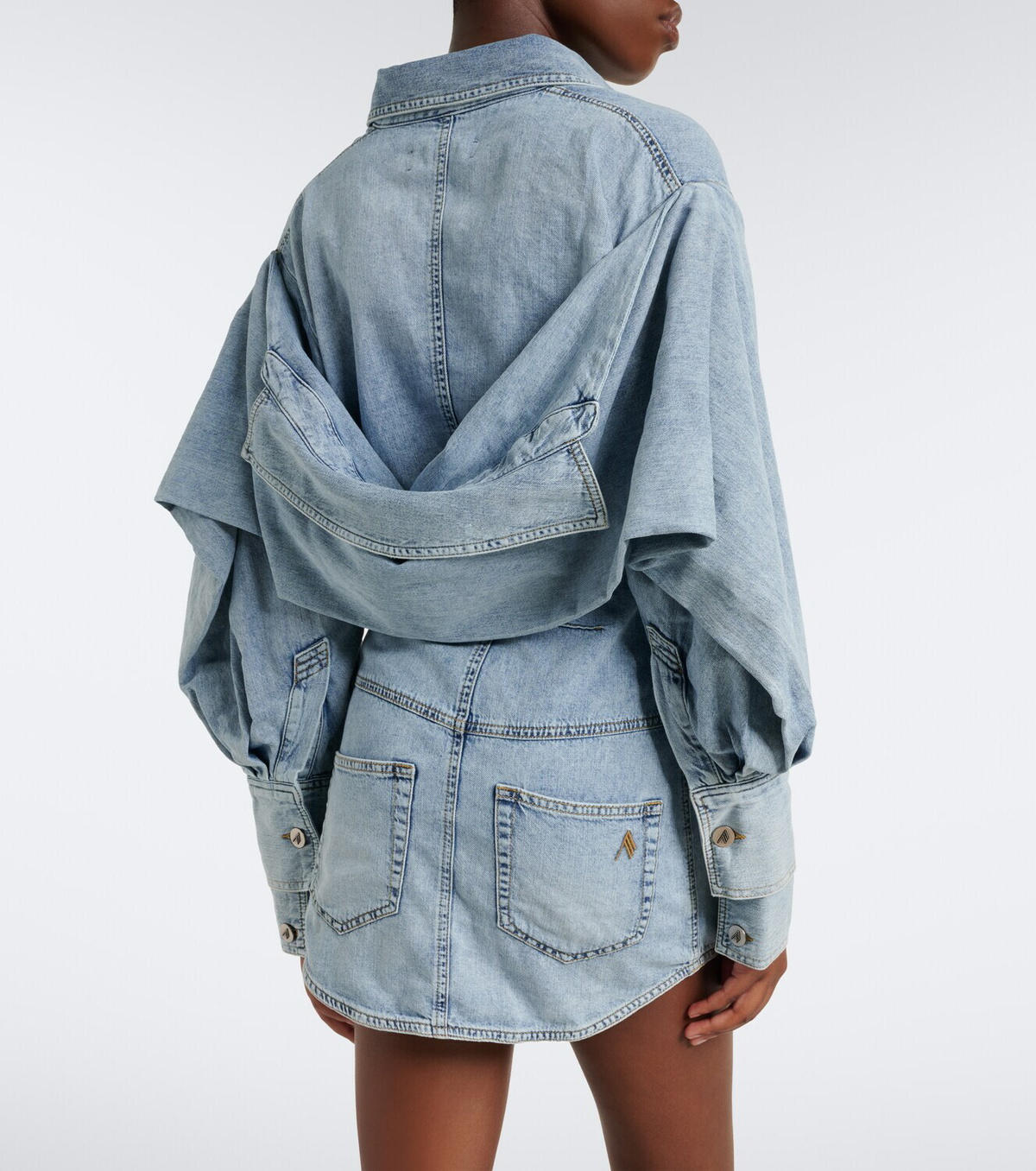 The Attico Denim minidress