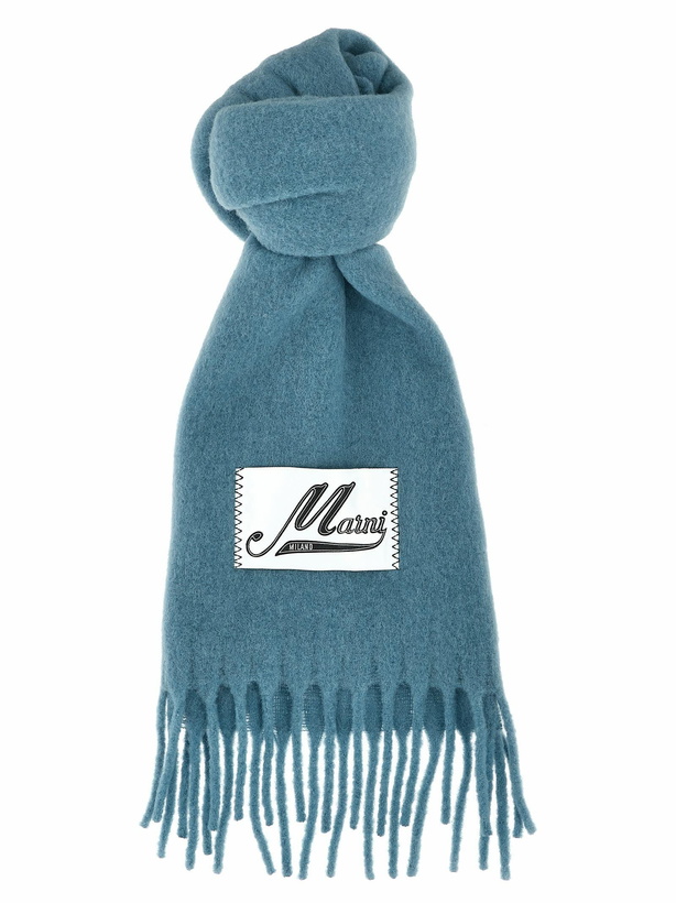 Photo: Marni Logo Patch Scarf