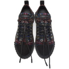 Giuseppe Zanotti Red Plaid Blabber Low-Top Sneakers