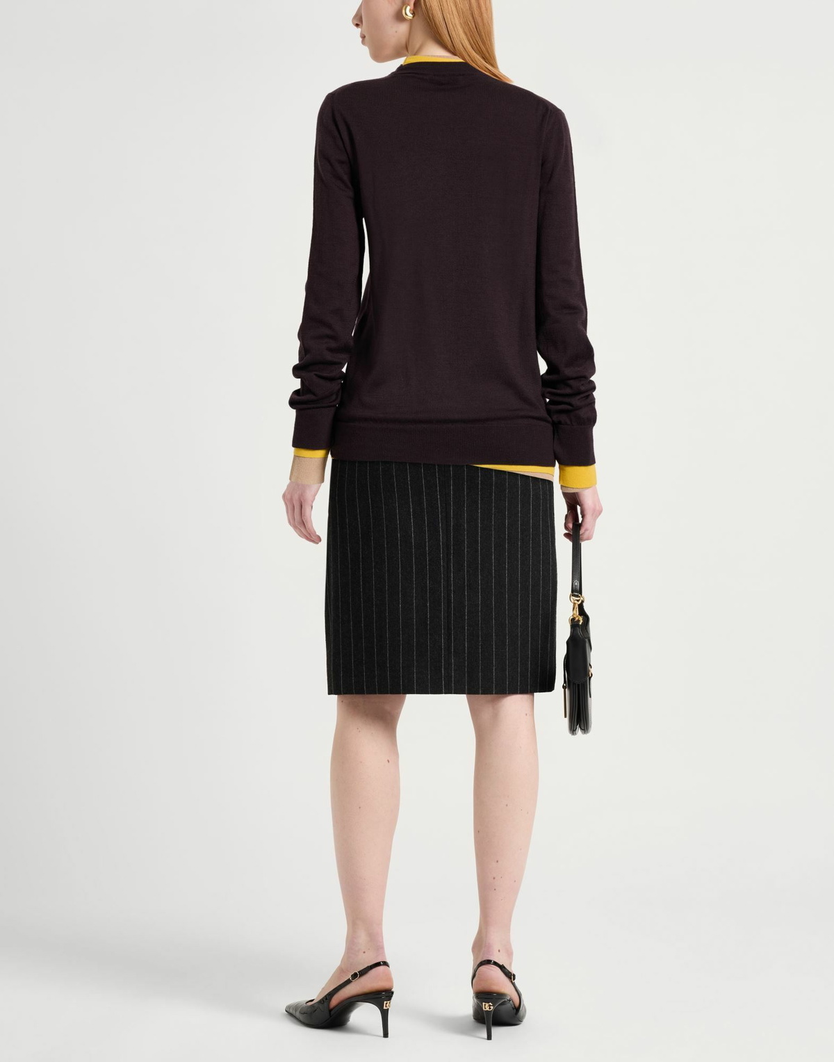 Fendi Womens Sweater Chocolate in Brown