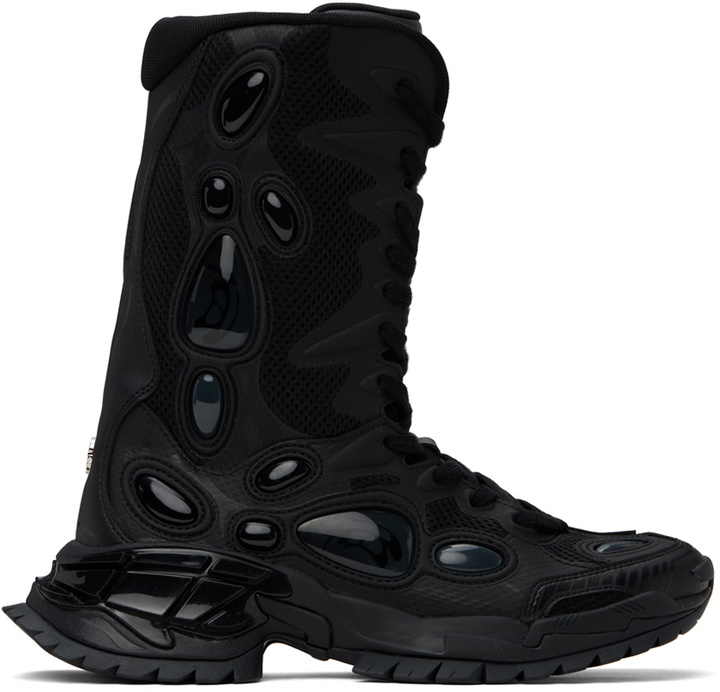 Photo: Rombaut Black Nucleo Lace-Up Boots